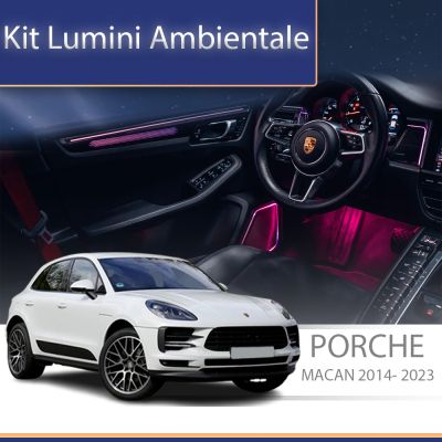 Lumini ambientale Porsche Macan 2014-2023 set complet control telefon sau sistem original
