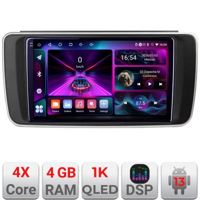 Navigatie Nissan Leaf 2018-2024 dedicata Android radio gps internet 4+64 InCell Display 1K kit-leaf+EDT-E209-RK