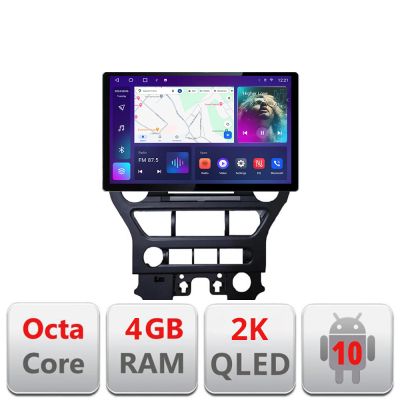 Navigatie dedicata Ford Mustang 2015-2020 N-MUSTANG Edonav ecran 13" 2K 4+32 Android Waze USB Navigatie 4G 360 Toslink Youtube