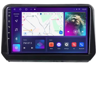 Navigatie Mitsubishi Outlander 2021- QLED 2K Octa core 4+32 DSP 360 Optic FHD internet gps radio carplay android auto kit-outlander2023+EDT-E410-2K