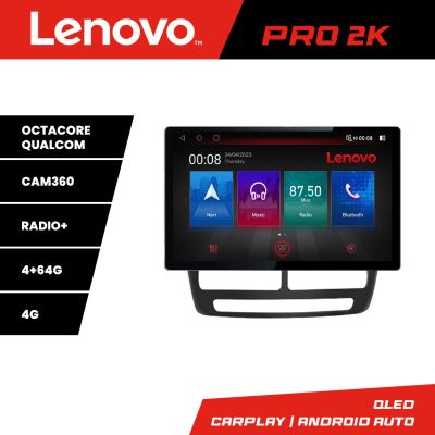 Navigatie Fiat Doblo 2010-2017 si Opel Combo 2010-2017 Lenovo PRO 4+64 2K 13 inch qled android 4G DSP gps internet  Kit-DOBLO10 v1