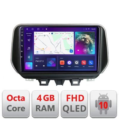 Navigatie Hyundai Tucson 2019 Quad Core B-1135 Android Ecran QLED octa core 4+64 carplay android auto KIT-1135+EDT-E309V3