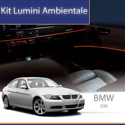 Lumini ambientale BMW Seria 3 E90 trimuri set complet control din telefon sau sistemul original AMB-BM-E90-TRIMMS