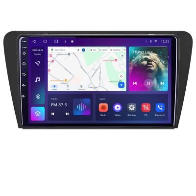 Navigatie Skoda Octavia 2014-2020 Manual C-279 Android Octa Core Ecran 2K QLED GPS 4G 4+32GB 360 KIT-279+EDT-E410-2K