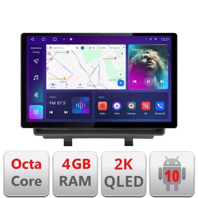 Navigatie Opel Zafira C 2011-2019 Qled 2K Octa Core 4+32 LTE 4G DSP Wifi 5Ghz android auto carplay radio gps internet KIT-zafira-c+EDT-E413-2K