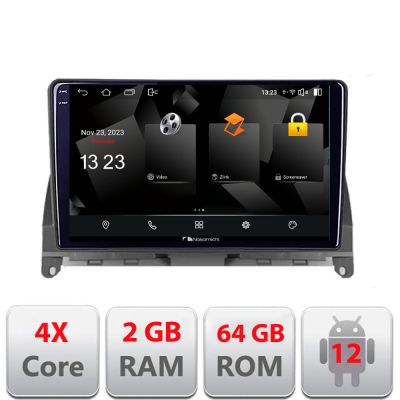 Navigatie Mercedes W204 2008-2012 5230-W204 Android Ecran 720P Quad Core 2+64 carplay android auto