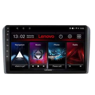 Navigatie Audi A3 8P Quad Core Lenovo Kit-049 4+64 GB Android Waze USB Navigatie Internet Youtube Radio