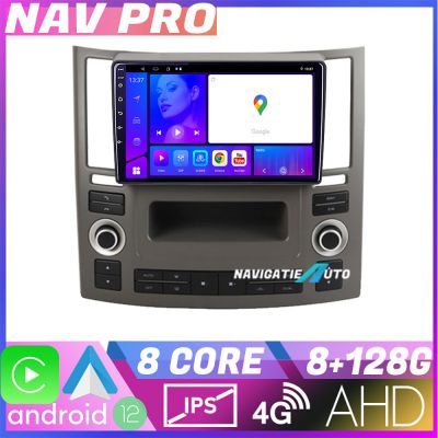 Navigatie Infiniti FX45 2007 2009 EDOTEC-LITE Android Ecran 720P Octa Core 8 128 Carplay