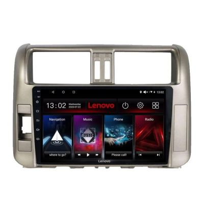 Navigatie Toyota Prado 2010-2013 Lenovo Kit-347 4+64 GB Android Waze USB Navigatie Internet Youtube Radio