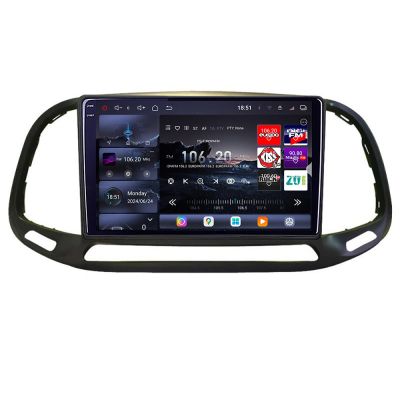 Navigatie Fiat Doblo 2015-2018 Edotec Kit-DOBLO15 8 core QLED 2K 12+256GB 360 Android Waze USB Navigatie Internet Youtube Radio