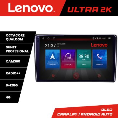 Navigatie Citroen Berlingo Opel Combo 2021- Qled 2K Octa Core 8+128 LTE 4G DSP Wifi 5Ghz HDMI android auto carplay radio gps internet kit-berlingo2021+ULTRA-2K-10-8+128