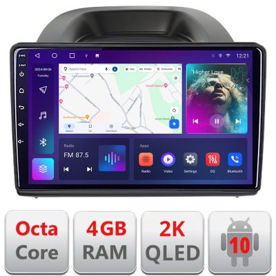 Navigatie Ford Ecosport 2017-2019 Android ecran Qled 2K Octa core 4+32 KIT-ecosport2018+EDT-E410-2K