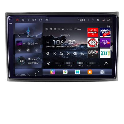 Navigatie Ford Transit 2019- varianta cu radio cd simplu Android radio gps internet 8 core QLED 2K 12+256GB 360 Edotec