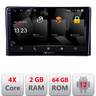 Navigatie Toyota Auris 2007-2013 5230-auris-2013 Android Ecran 720P Quad Core 2+64 carplay android auto