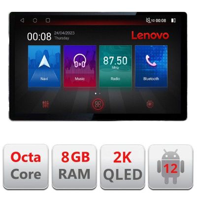 Navigatie Audi A4 B6 Quad Core N-050 ecran 13" 2K 8+128 Android Waze USB Navigatie 4G 360 Toslink Youtube Radio v1