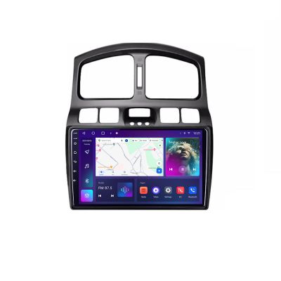 Navigatie Hyundai Santa Fe 2000-2006 Android Octa Core Ecran 2K QLED GPS 4G 4+32GB 360 KIT-santafe-old+EDT-E409-2K