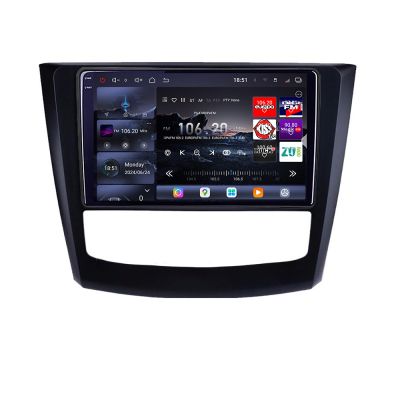 Navigatie Renault Kadjar facelift 2019-2022 Qled 2K Octa Core 12+256GB LTE 4G DSP Wifi 5Ghz android auto carplay radio gps internet kit-9030-facelift+EDT-E810-2K