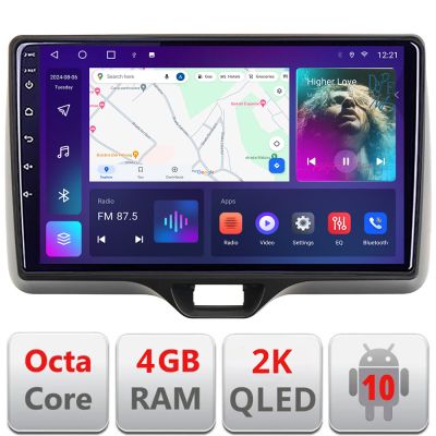 Navigatie Toyota Yaris 2020- Android ecran Qled 2K Octa core 4+32 kit-yaris2020+EDT-E410-2K