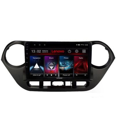 Navigatie Hyundai I10 2013-2019 Lenovo Kit-HY38 8 core QLED 2K 8+256 360 Android Waze USB Navigatie Internet Youtube Radio