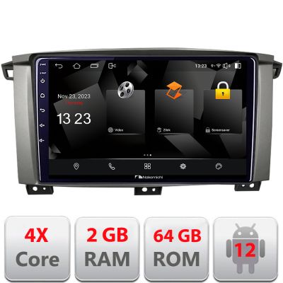 Navigatie Toyota Land Cruiser L100 2002-2006 Android Ecran 720P Quad Core 2+64 carplay android auto