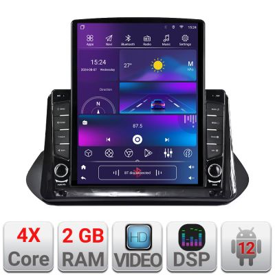 Navigatie Nissan X-trail 2021- dedicata Android radio gps internet quad core 2+32 ecran vertical 9.7" kit-x-trail-2021+EDT-E708+kit-10-9