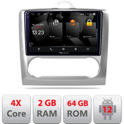 Navigatie Ford Focus 2 Automat 5230-140-automatic Android Ecran 720P Quad Core 2+64 carplay android auto