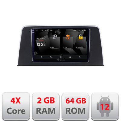 Navigatie BMW Seria 3 F30 2012-2016 Android Ecran 720P Quad Core 2+64 carplay android auto