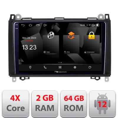 Navigatie Mercedes VW 5230-068 Android Ecran 720P Quad Core 2+64 carplay android auto v1