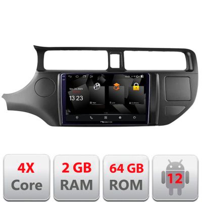 Navigatie Kia Rio 2011-2013 5230-204 Android Ecran 720P Quad Core 2+64 carplay android auto v1