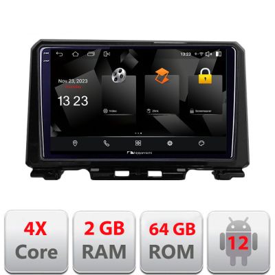 Navigatie Suzuki Jimny 2018- 5230-JIMNY Android Ecran 720P Quad Core 2+64 carplay android auto