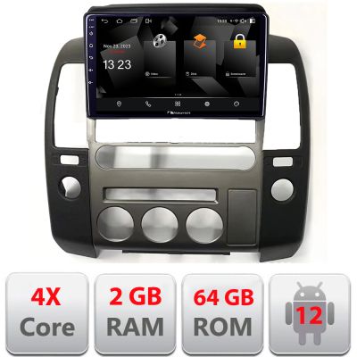 Navigatie dedicata Nakamichi Nissan Patfinder NavaraAndroid Ecran 720P Quad Core 2+64 carplay android auto