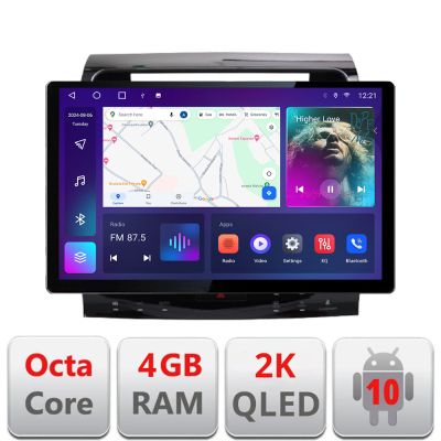 Navigatie Toyota Land Cruiser V8 L200 2009-2020 Qled 2K Octa Core 4+32 LTE 4G DSP Wifi 5Ghz android auto carplay radio gps internet kit-381-type-b+EDT-E413-2K+kit-10-9