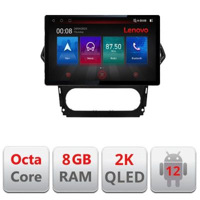 Navigatie Ford Mondeo 2010-2014 N-MONDEO-CLIMA ecran 13" 2K 8+128 Android Waze USB Navigatie 4G 360 Toslink You