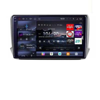 Navigatie Peugeot 208/2008 2012-2018 Edotec Kit-PSA 8 core QLED 2K 12+256GB 360 Android Waze USB Navigatie Internet Youtube Radio