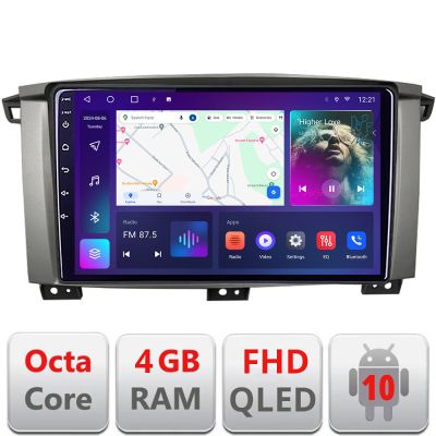Navigatie Toyota Land Cruiser L100 2002-2006 Android radio gps internet quad core 4+64 carplay android auto KIT-L105+EDT-E310v3