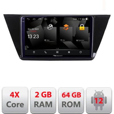 Navigatie VW Touran 2016- 5230-3144 Android Ecran 720P Quad Core 2+64 carplay android auto