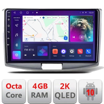 Navigatie VW PASSAT 2010-2015 Manual C-267 Android Octa Core Ecran 2K QLED GPS 4G 4+32GB 360 KIT-267+EDT-E410-2K