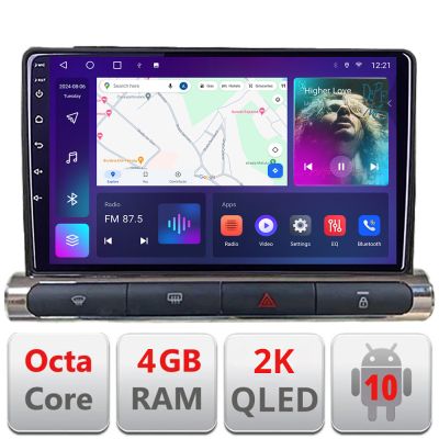 Navigatie Citroen C3 2017-2024 ecran color de fabrica QLED 2K Octa core 4+32 DSP 360 Optic FHD internet gps radio carplay android auto Kit-+EDT-E409-2K