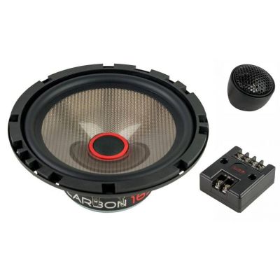 Set 2 Difuzoare componente, Audio System CARBON 165, 80 watts, 165 mm, 6.5", 4 ohm