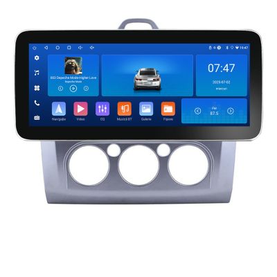 Navigatie Ford Focus clima manuala K-140-manual Edotec 4+64 12.3 inch Incell 1K android Wifi 5Ghz gps internet 32