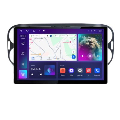 Navigatie dedicata VW TIGUAN si Golf Plus 2007-2011 Edonav ecran 13" 2K 4+32 Android Waze USB Navigatie 4G 360 Toslink Youtube Radio KIT-