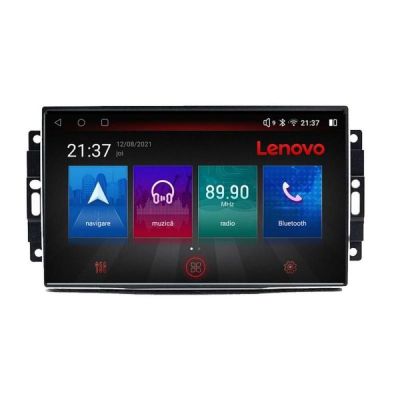 Navigatie Chrysler Jeep M-202 Octa Core Android Radio Bluetooth GPS WIFI/4G DSP 2K 8+128GB 360 Toslink v2