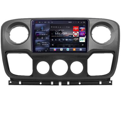 Navigatie Opel Movano, Renault Master 2010-2021 Android radio gps internet 8 core QLED 2K 12+256GB 360GB  Edotec V2