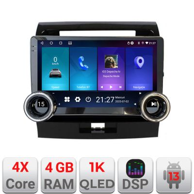 Navigatie TOYOTA Land Cruiser L200 Kit-381 Edotec  4+64 10.5 inch Incell 1K android Wifi 5Ghz gps internet  v1