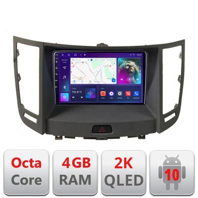 Navigatie Infinity FX intre anii 2009-2012 Android Octa Core Ecran 2K QLED GPS 4G 4+32GB 360 KIT-fx35+EDT-E409-2K