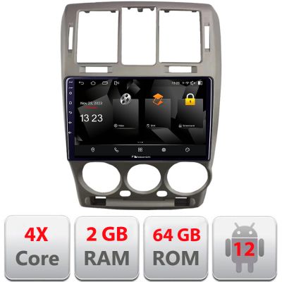 Navigatie Hyundai Getz 2002-2010 Android Ecran 720P Quad Core 2+64 carplay android auto