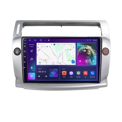 Navigatie Citroen C4 C-088 Android Octa Core Ecran 2K QLED GPS 4G 4+32GB 360 KIT-088+EDT-E409-2K