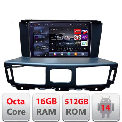 Navigatie Infinity Q70 M37 2012-2019 Android radio gps internet 8 core QLED 2K 12+256GB 360 Edotec