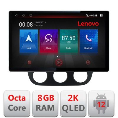 Navigatie VW Golf 5 2004-2010 clima automatica, Ecran 2K QLED 13",Octacore,8Gb RAM,128Gb Hdd,4G,360,DSP,Carplay,Bluetooth