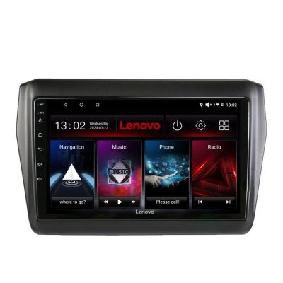 Navigatie Suzuki Swift 2017- Lenovo Kit-2179 8 core QLED 2K 4+64 360 Android Waze USB Navigatie Internet Youtube Radio